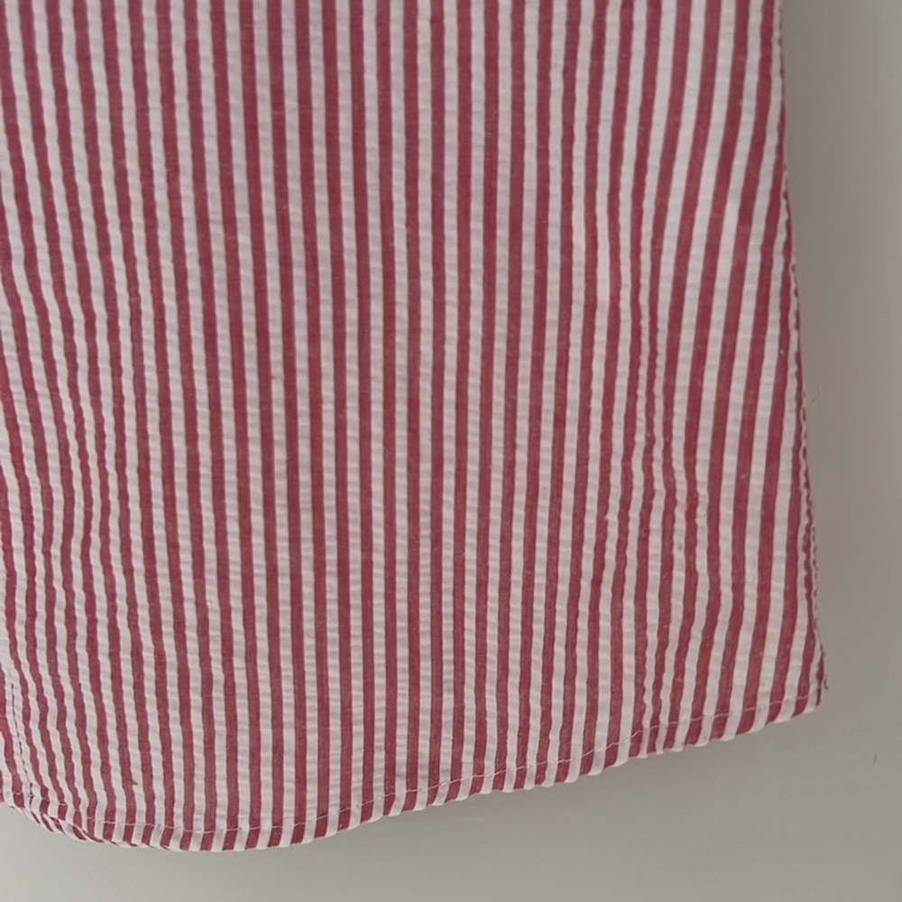 Tenax Ruffle Detail Off Shoulder Striped Top - Picture 7 of 7